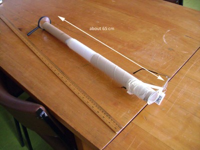 Telescopic cardboard telescope